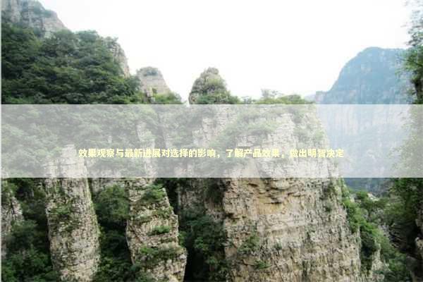 效果观察与最新进展对选择的影响，了解产品效果，做出明智决定